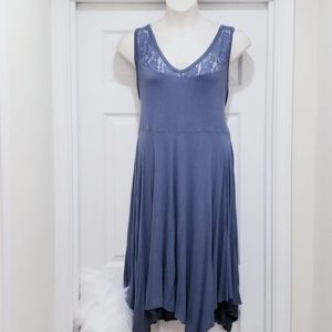 Lane Bryant Jersey Dress 18/20 with Lace Detail